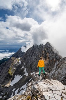 Hiker on a summit