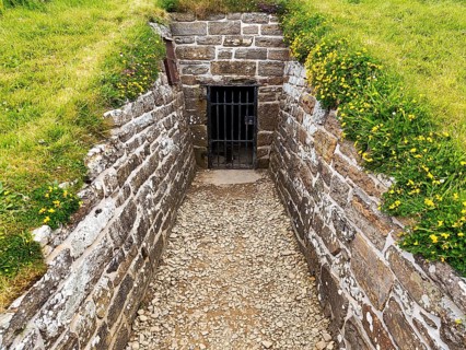 Entrance to Maes Howe Megalithic Site