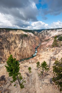 Yellowstone River flows through Gorge
