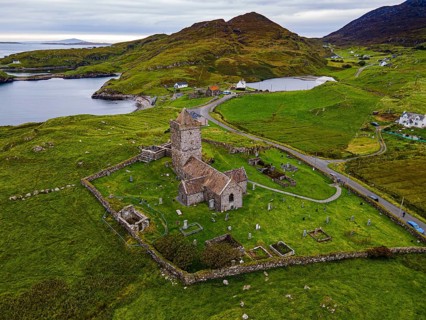 Aerial of St Clements Church