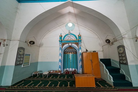 Interior of the red mosque