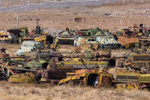 Tank Graveyard outside Kabul