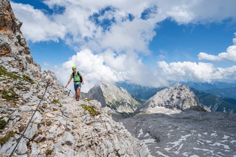 Hikers on the Hermann von Barth trail