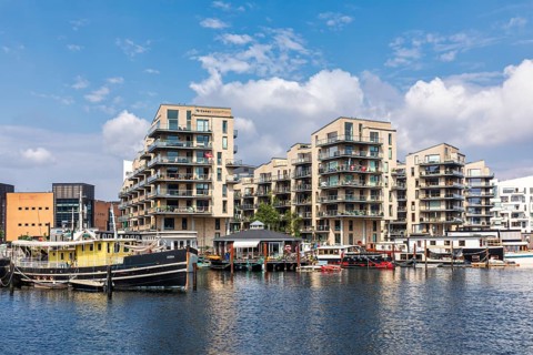 Newly developed modern apartments