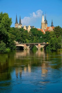 View of Merseburg Cathedral and Merseburg Castle