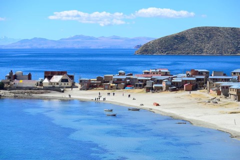 Bay with sandy beach