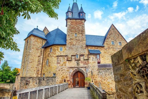 View of Spangenberg Castle