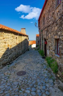 Narrow and shadowed street