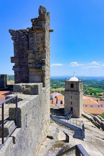 Castle bell and clock tower