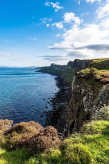 Rock cliff from Kilt Rock Viewpoint