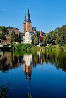 Rote Spitzen at the small pond