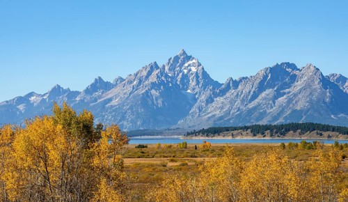 Grand Teton mountain top