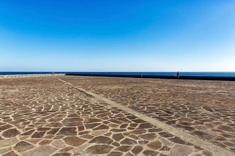 Large terrace at the Auditorio de Tenerife concert hall