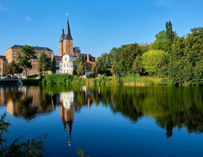 Rote Spitzen at the small pond