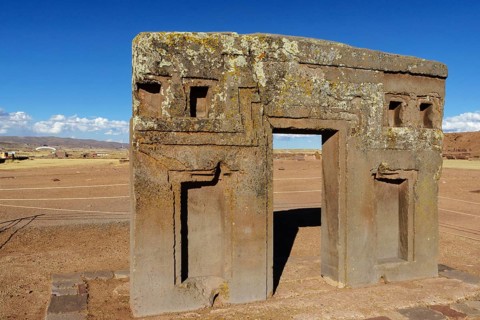 Back of the Sun Gate from the pre-Inca period