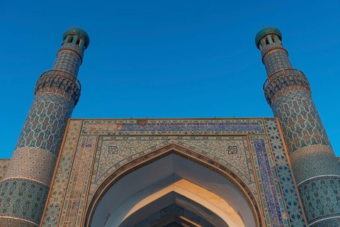 Sunrise over the Great Mosque of Herat