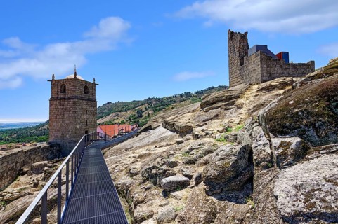 Castle bell and clock tower