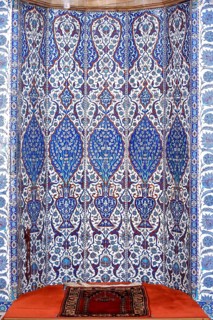 Tiles of the Mihrab in the Rustem Pasa Mosque