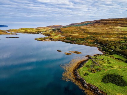 Aerial of Loch Dunvegan