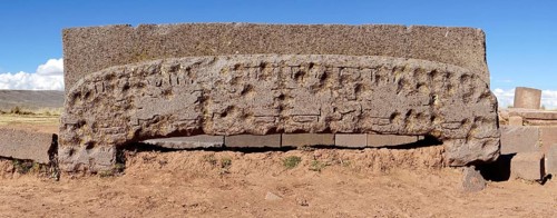 Remains of an archway from the pre-Inca period