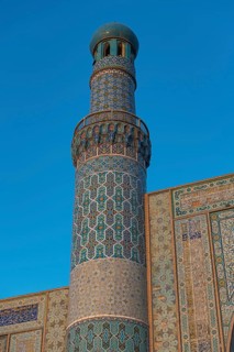 Ornamented tower in the Great Mosque of Herat