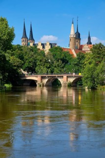 View of Merseburg Cathedral and Merseburg Castle