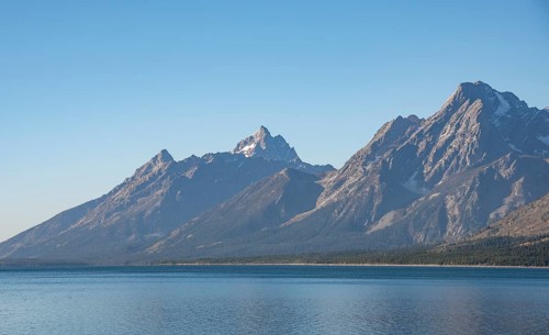 Mountains in morning light