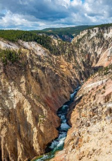 River flowing through Sulphur Canyon