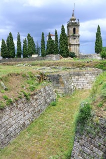 Almeida castle ruins and clock tower