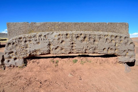 Remains of an archway from the pre-Inca period
