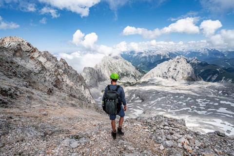Hikers on the Hermann von Barth trail