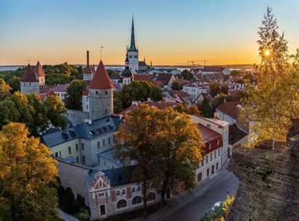 View over the old town