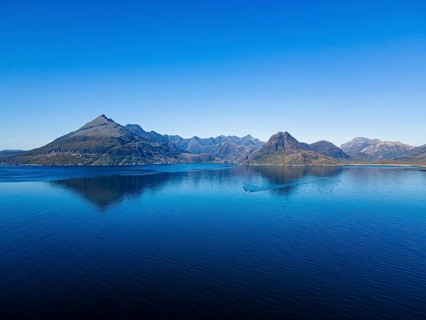 Aerial of the Black Cuillin ridge