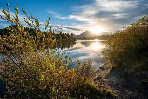Sunset at the Snake River