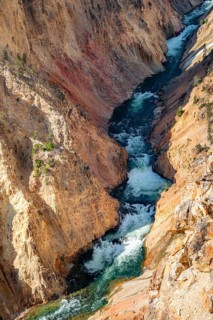 River flowing through Sulphur Canyon