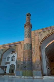 Ornamented tower in the Great Mosque of Herat