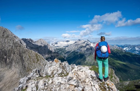 Hiker on a summit