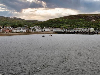 Village view Ullapool at Loch Broom