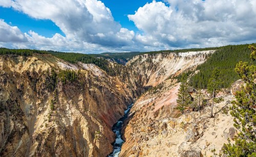 Yellowstone River flows through Gorge