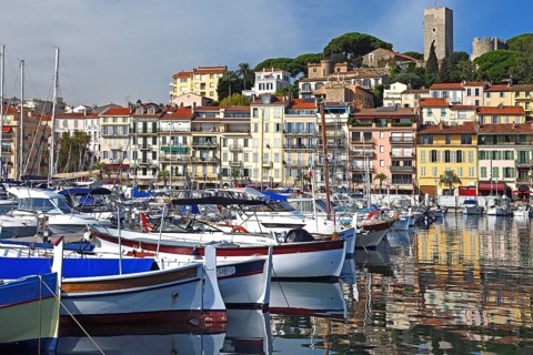 Port and old town of Cannes