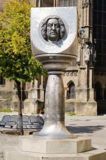 Relief of Johann Sebastian Bach on the Bach Column