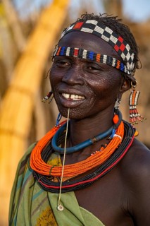 Scar face as a mark of beauty woman