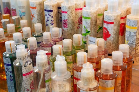 Various testers for perfumes