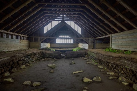 Excavation Viking Longhouse Stoeng