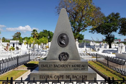Grave of Emilio Bacardi Moreau 1844-1922