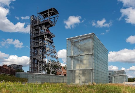 Observation mine shaft tower