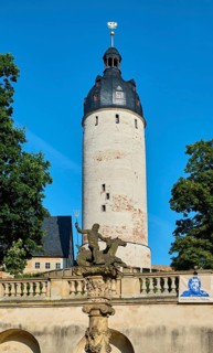 Neptune Fountain and Hausmann Tower