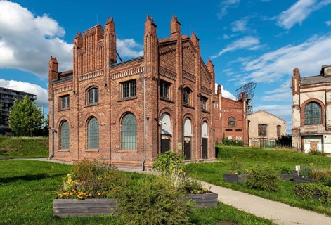Historical red-brick industrial building