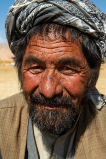 Hazara man at a Buzkashi game