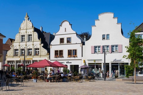 Gabled houses on the historic market square